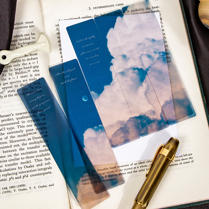 Dried Flower Bookmark - Набор из 5 матовых закладок из
