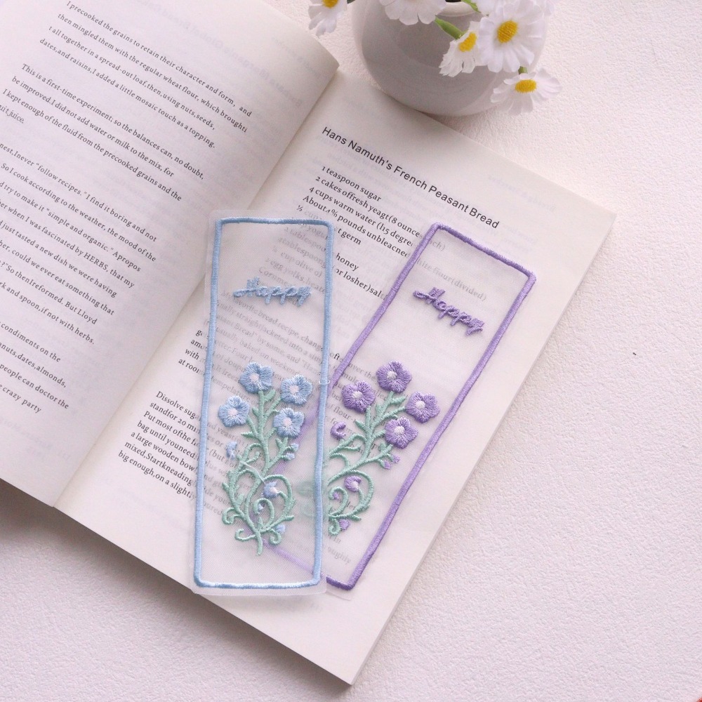 Креативные прозрачные закладки – обзор и цена Dried Flower Bookmark