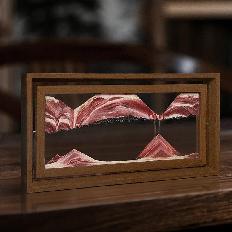 3D вращающийся песочный пейзаж – обзор и цена Engraved Wood Frame